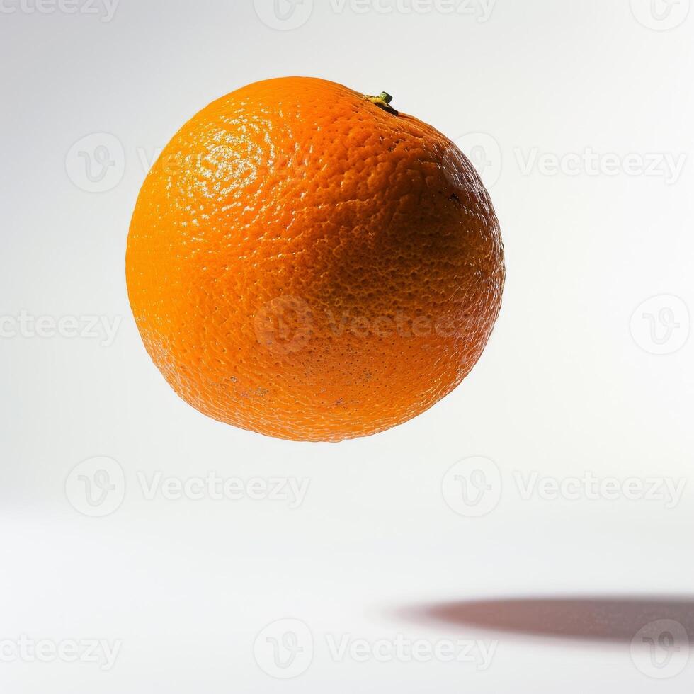 An orange is in the air photo