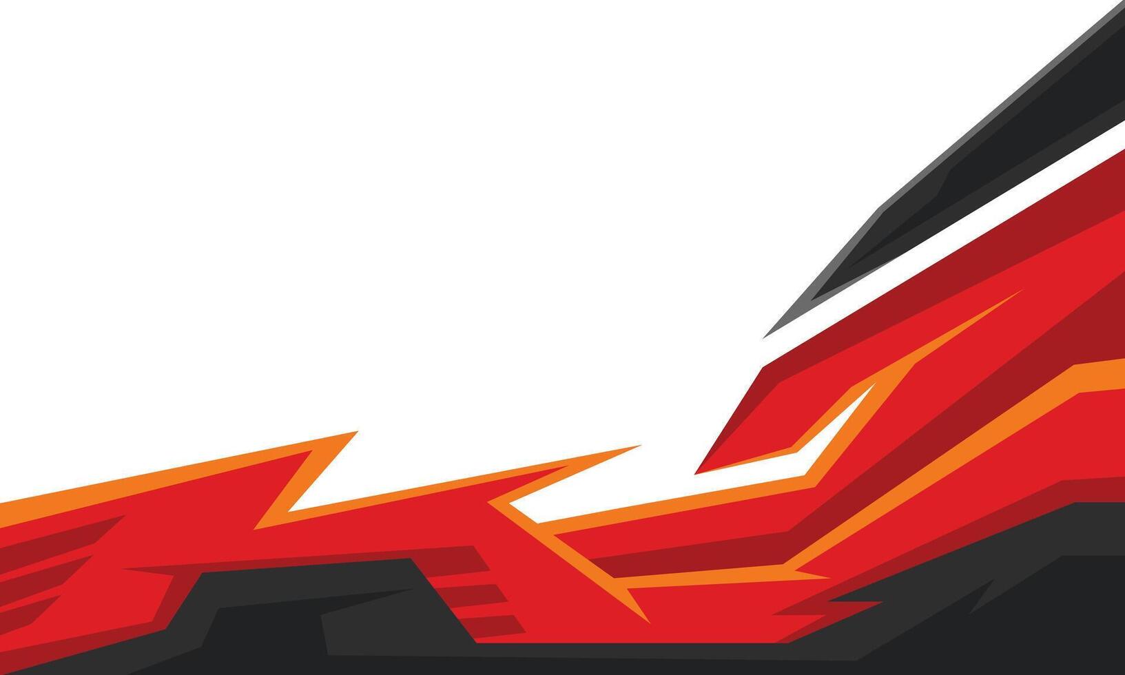 Abstract modern geometric lines background racing style car wrap sticker vector