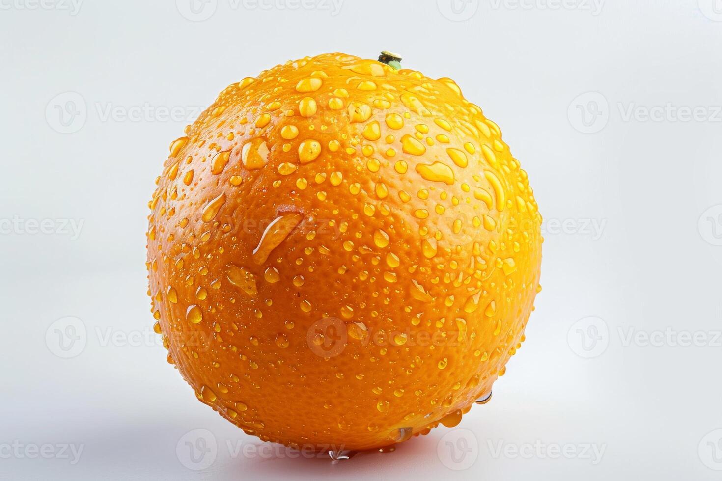 Orange with water droplets photo