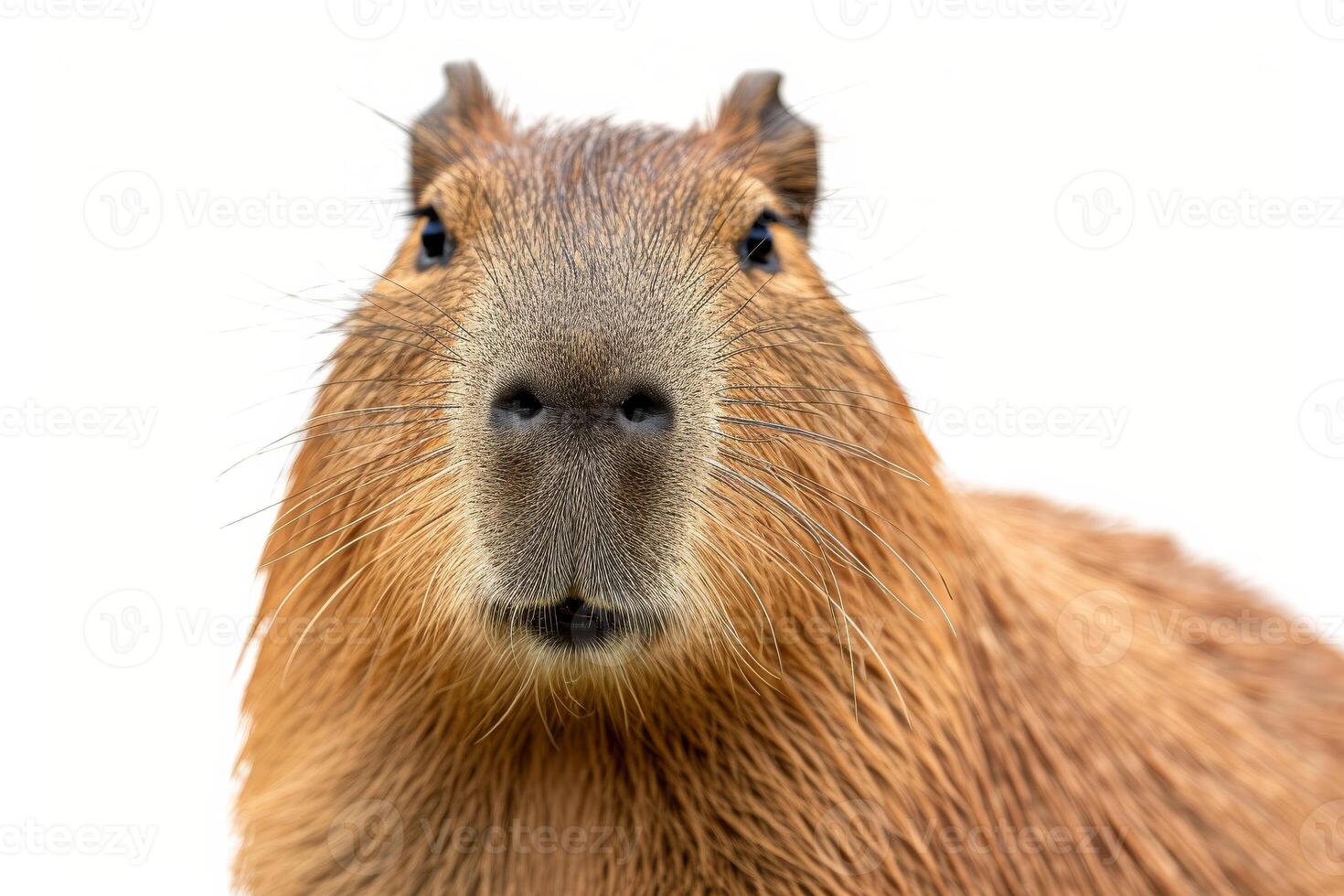A capybara looking at the camera photo