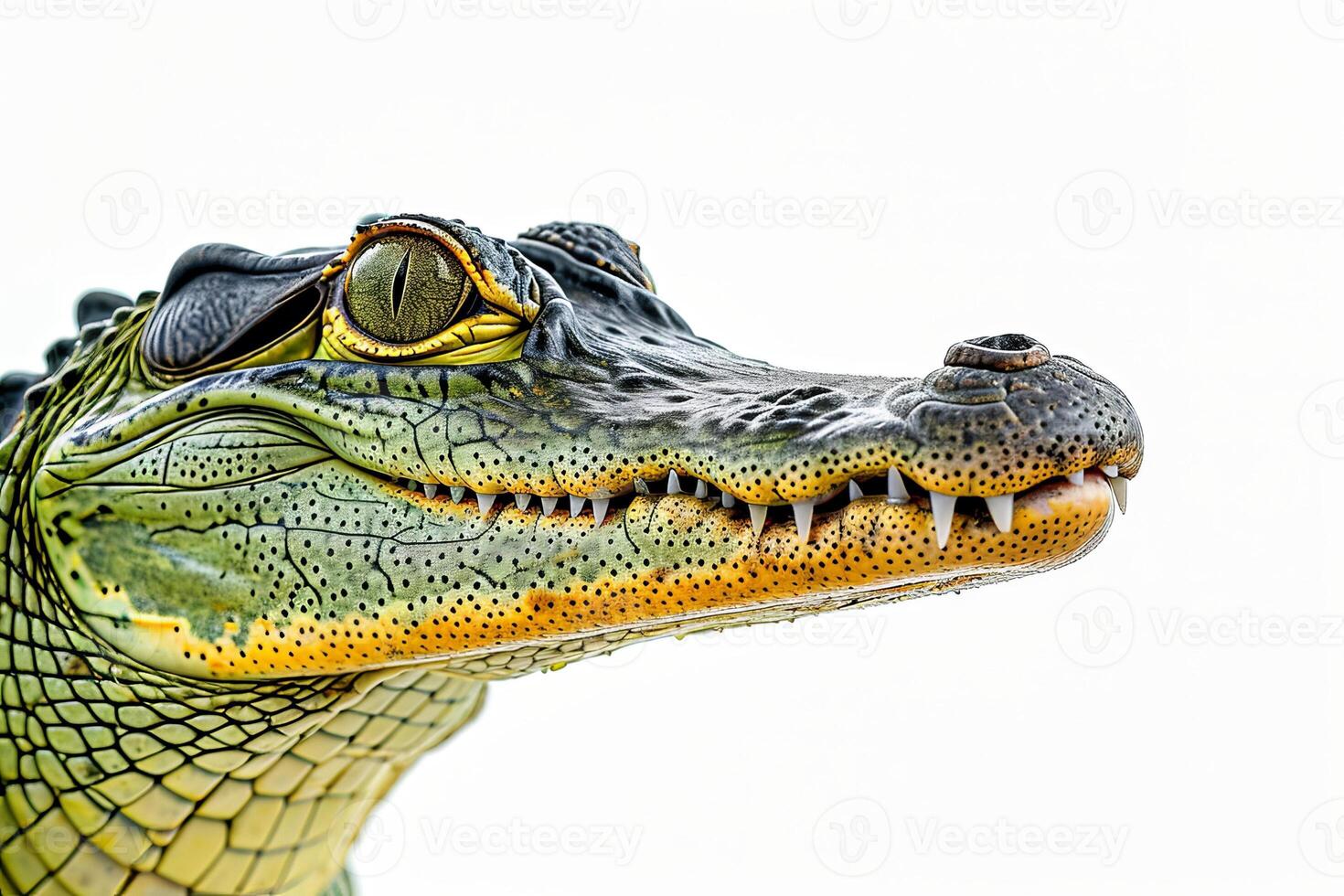 A close up of a crocodile photo
