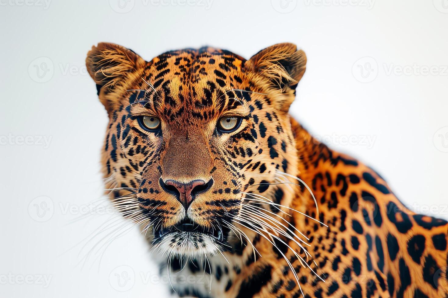A leopard is looking at the camera photo