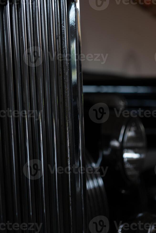Brilliant, chrome radiator, rarity, vintage car. photo