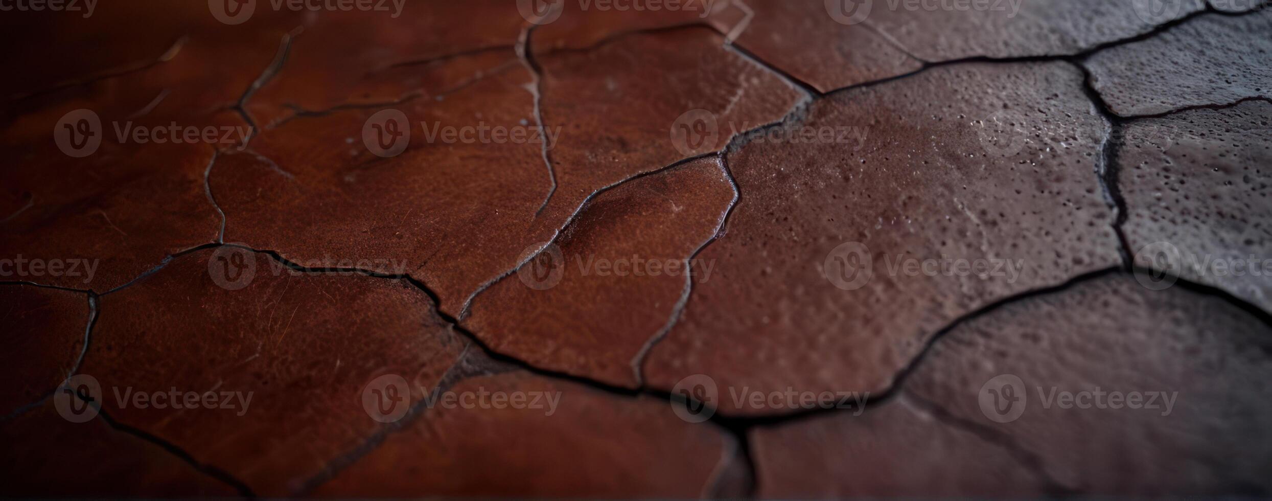 A close up image of cracked concrete photo