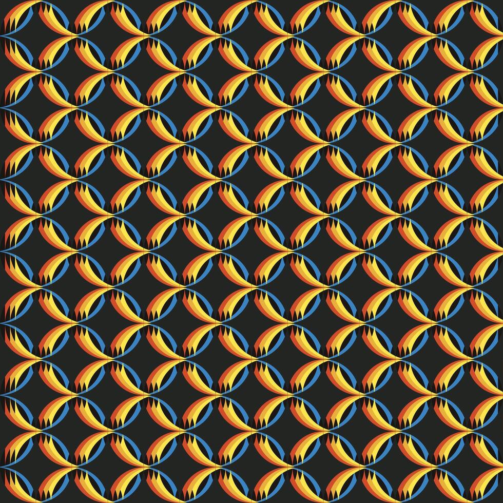 Abstract dark bright optical illusion pattern vector