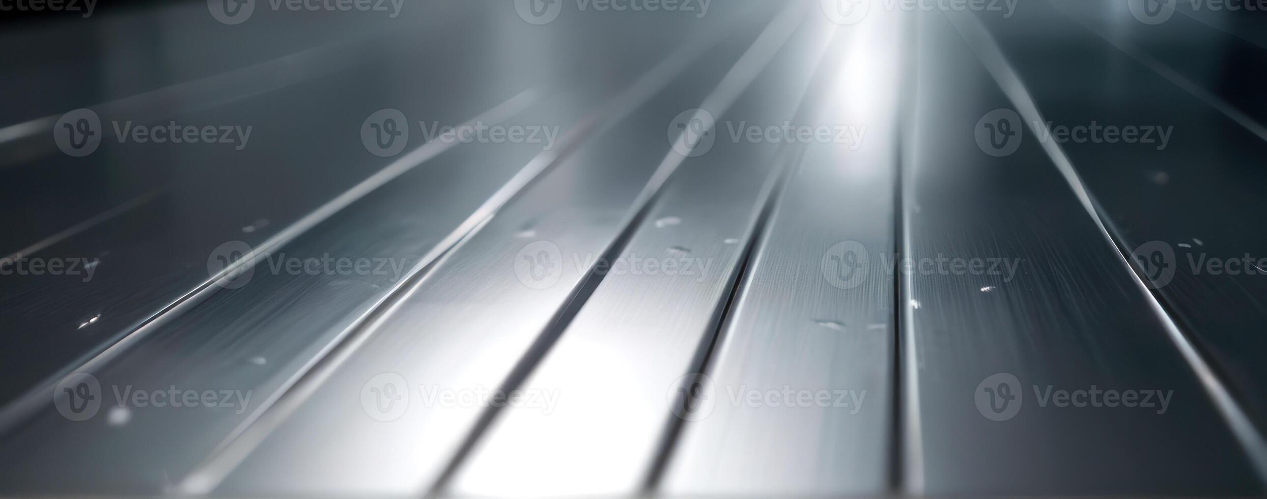 An image of a metal floor with water droplets on it photo
