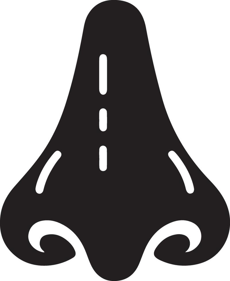 Nose symbol Image vector