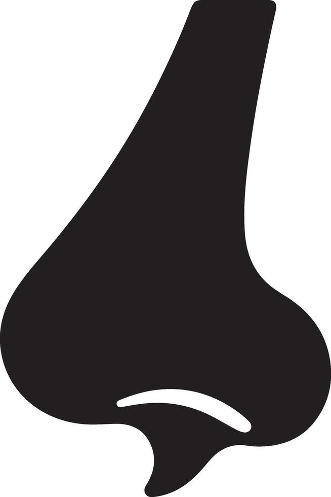 Nose Silhouette Art, Icons vector