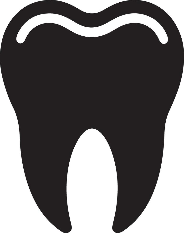 Teeth icon template black color editable vector