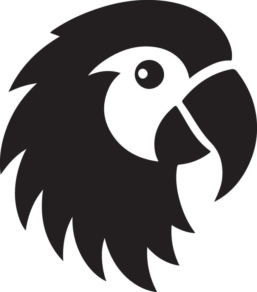 Parrot Head Silhouettes Stock Illustrations, Royalty-Free Graphics vector
