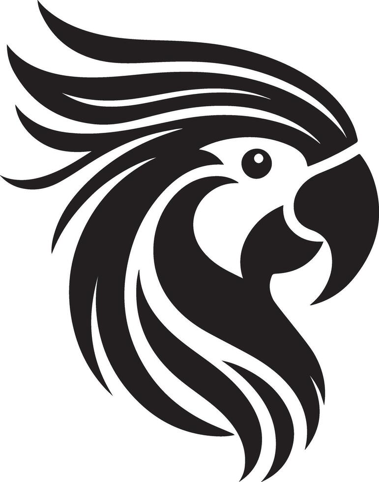 Parrot - Stylized Parrot Illustration vector