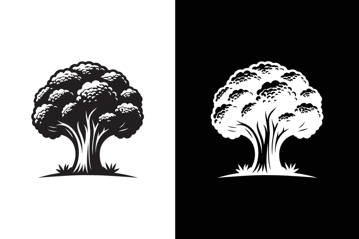 Broccoli Icon silhouette for design. Easily editable. Broccoli Icon vector