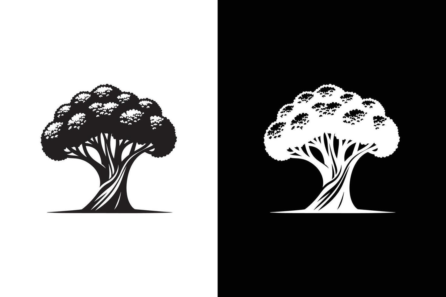 Broccoli Icon silhouette for design. Easily editable. Broccoli Icon illustration vector