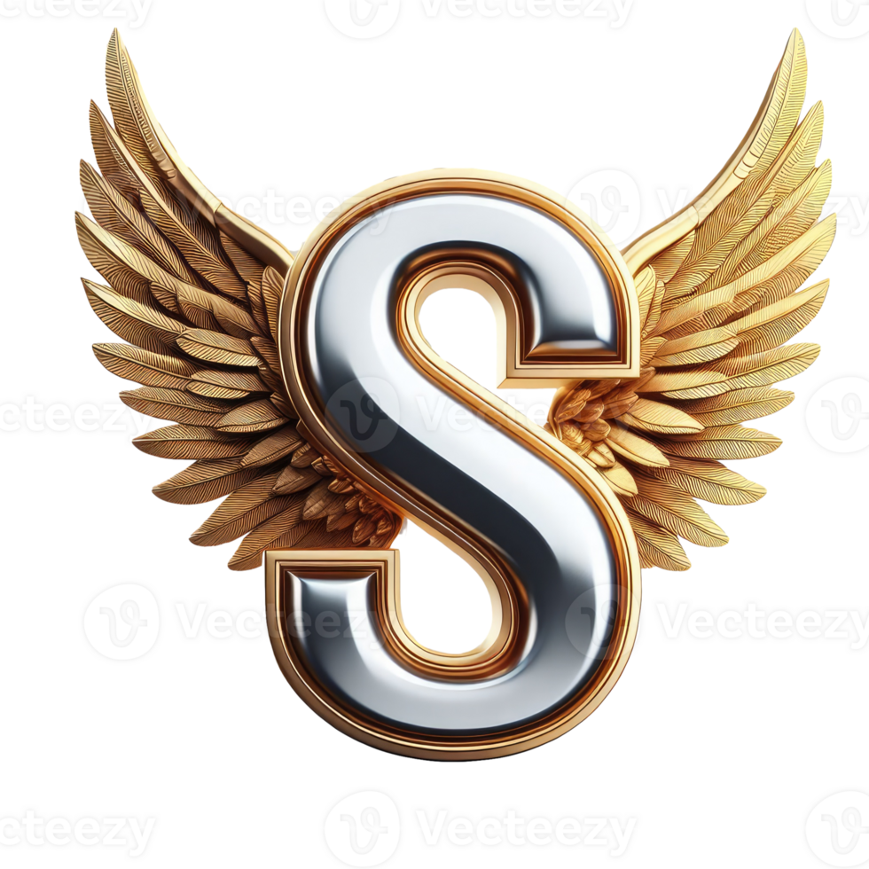 The letter s with wings on it png