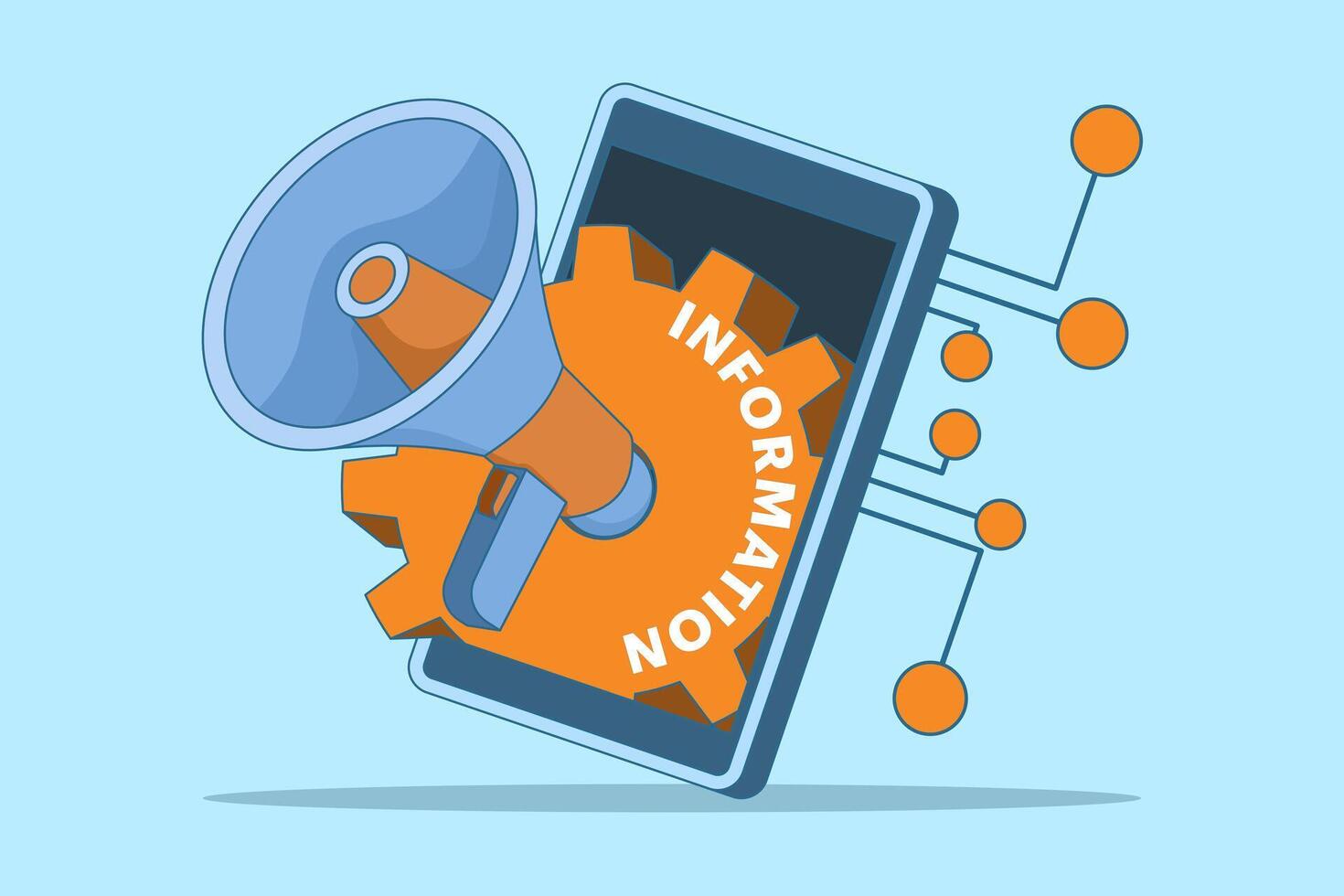 marketing automation with AI business technology. Email campaigns, lead nurturing, data analysis and personalized content. Artificial intelligence marketing automation with customer segmentation. vector