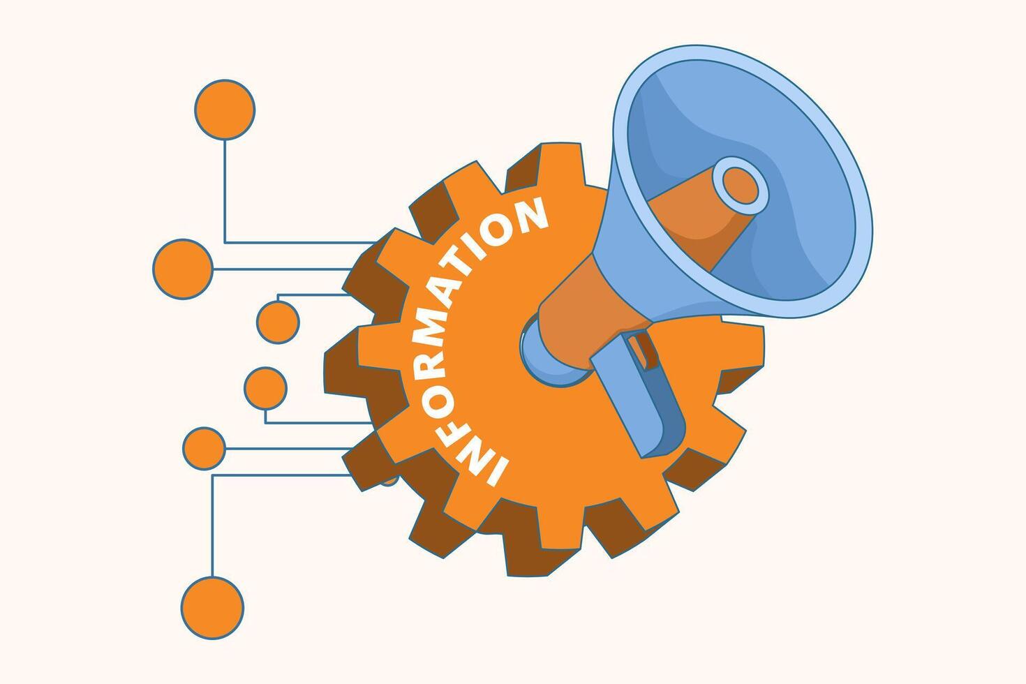 marketing automation with AI business technology. Email campaigns, lead nurturing, data analysis and personalized content. Artificial intelligence marketing automation with customer segmentation. vector