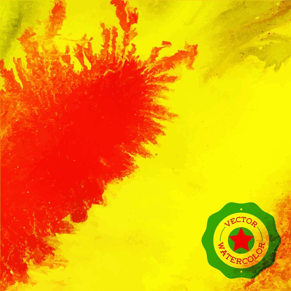 Abstract background with splashed paint vector