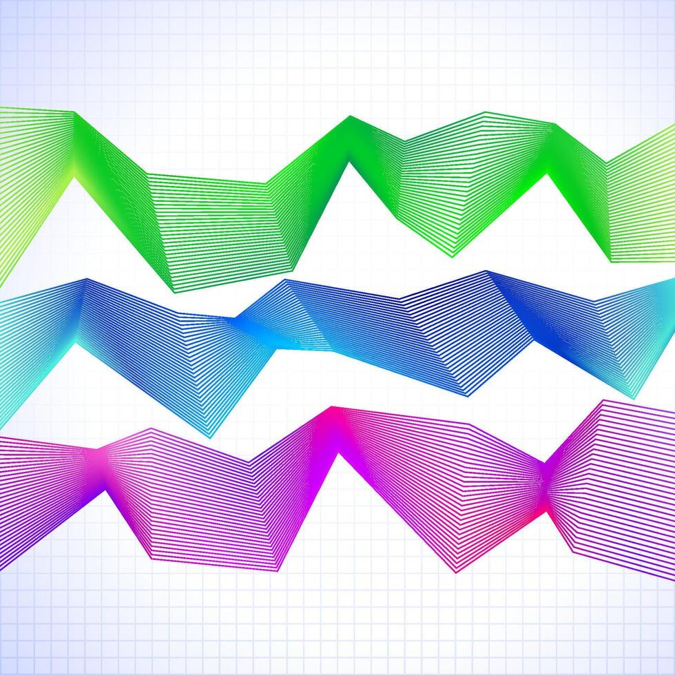 Infographic chart with blended graphs vector