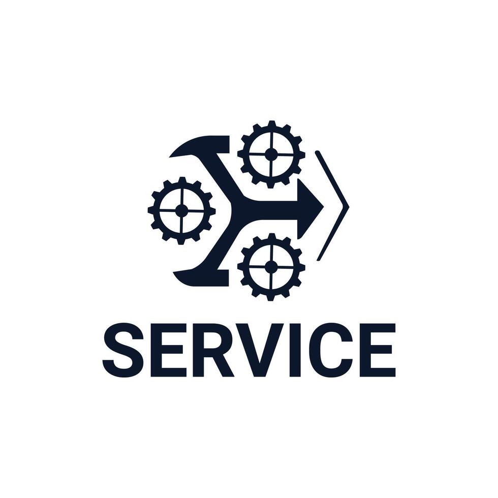 Service Logo Template Design vector