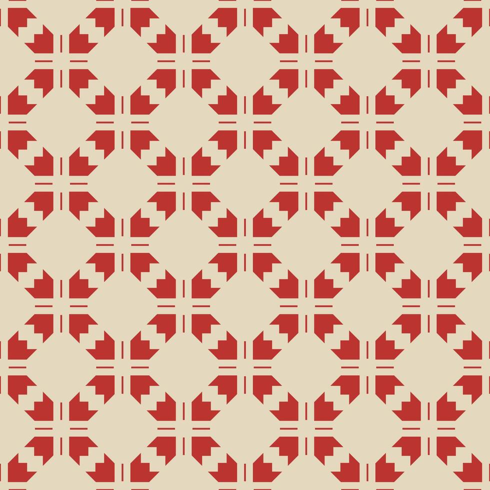 abstract geometric vintage tiles pattern vector