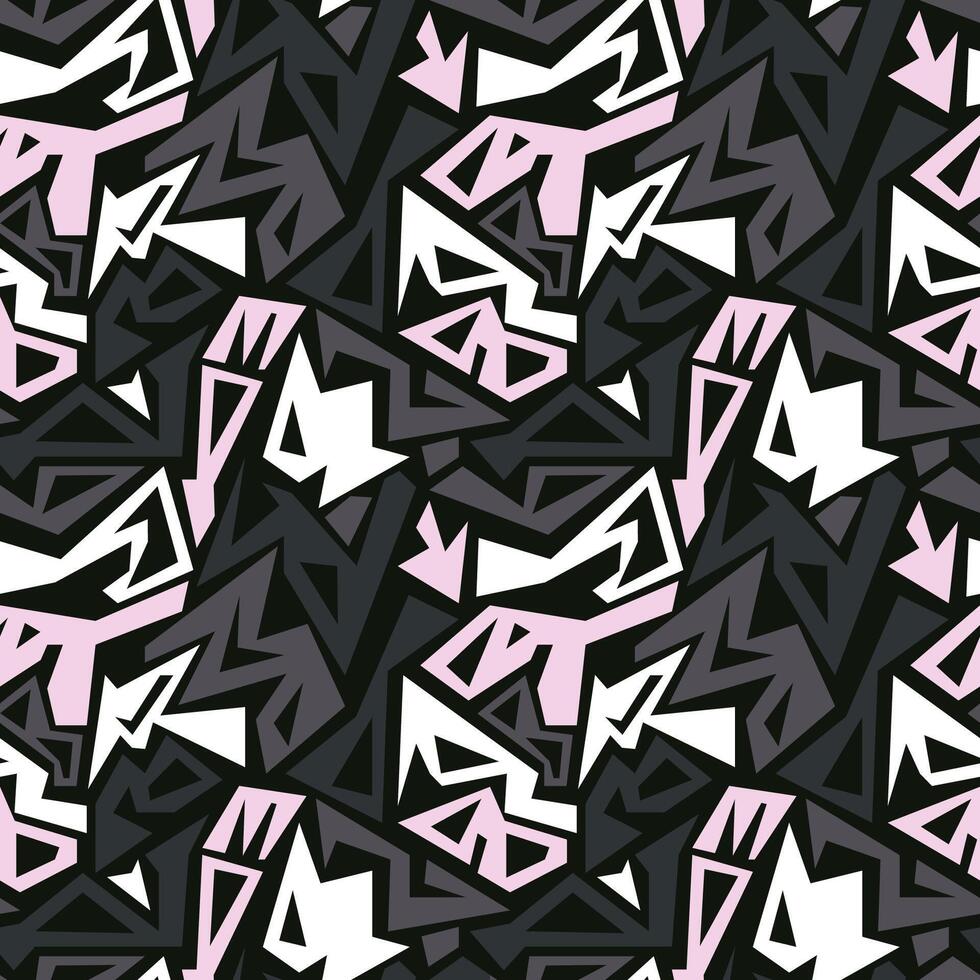 abstract modern shape fabric pattern vector