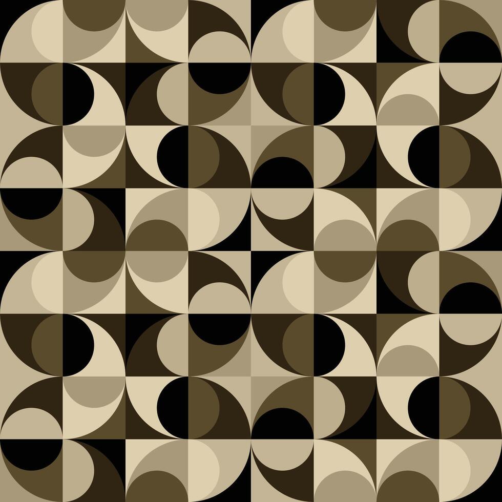 abstract geometric circle pattern background vector