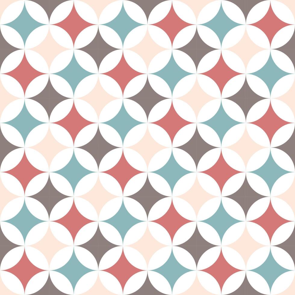 abstract geometric simple tile pattern vector
