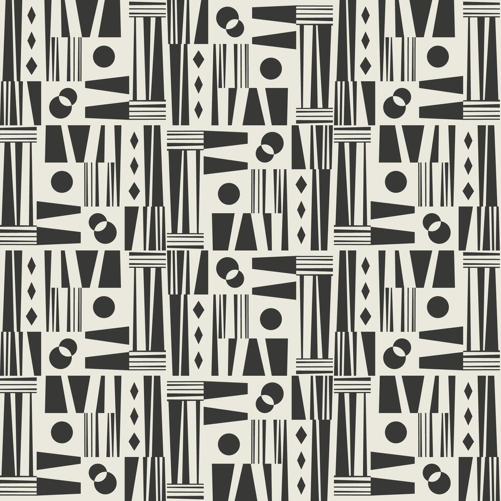 abstract random shape monochrome pattern vector