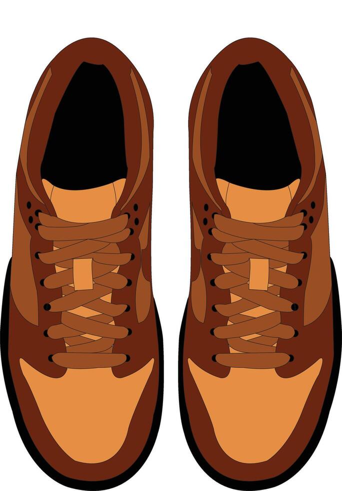 Set off Sneaker shoe, Shoes isolated fullcolor, Shoes Icon Illustration Sneakers Icon Outline vector