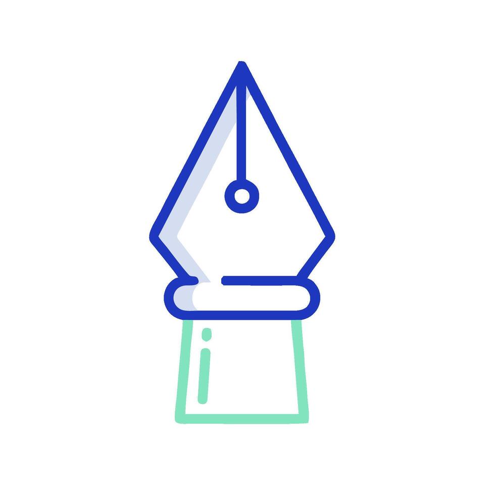 A pen and ink on a white background vector