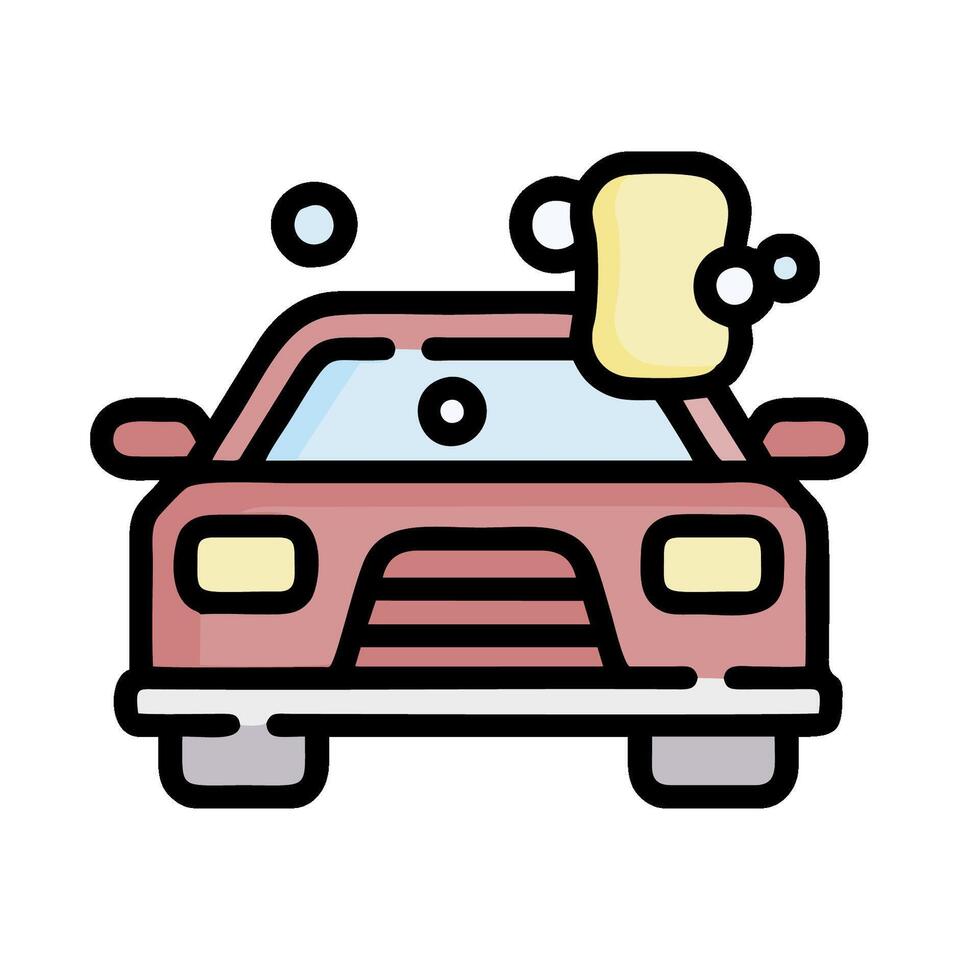 Car wash icon illustration vector