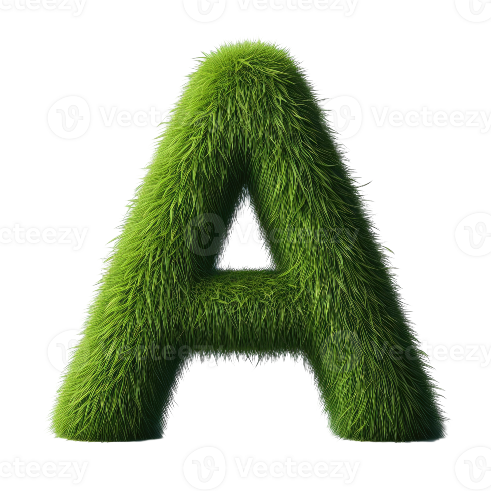 Grass letter a png