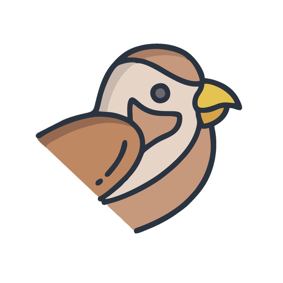 A bird with a beak and a long neck vector