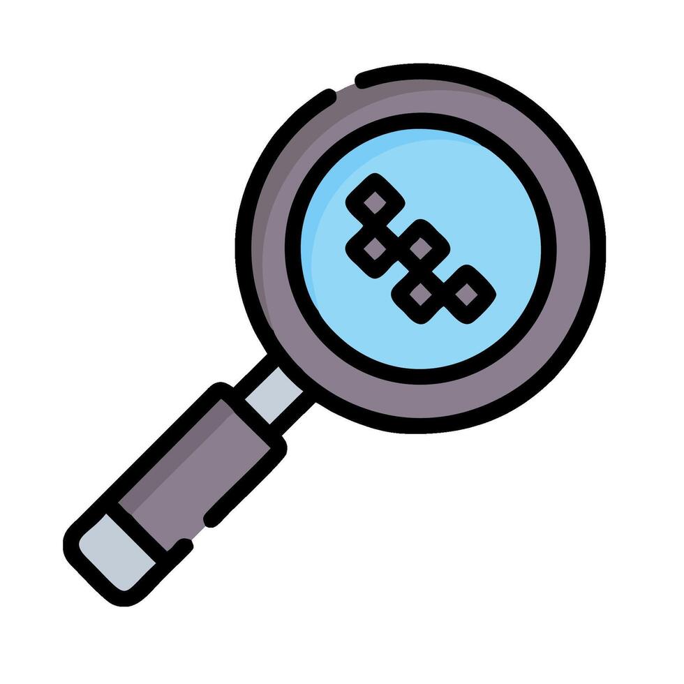 magnifying glass icon illustration design vector