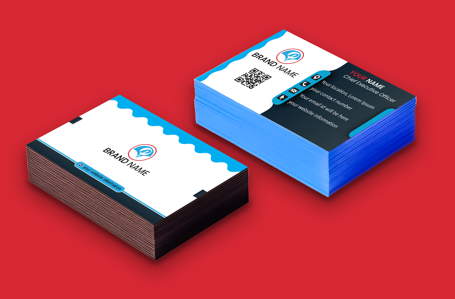 The Best Exclusive 3d Business Card Mockup Design psd