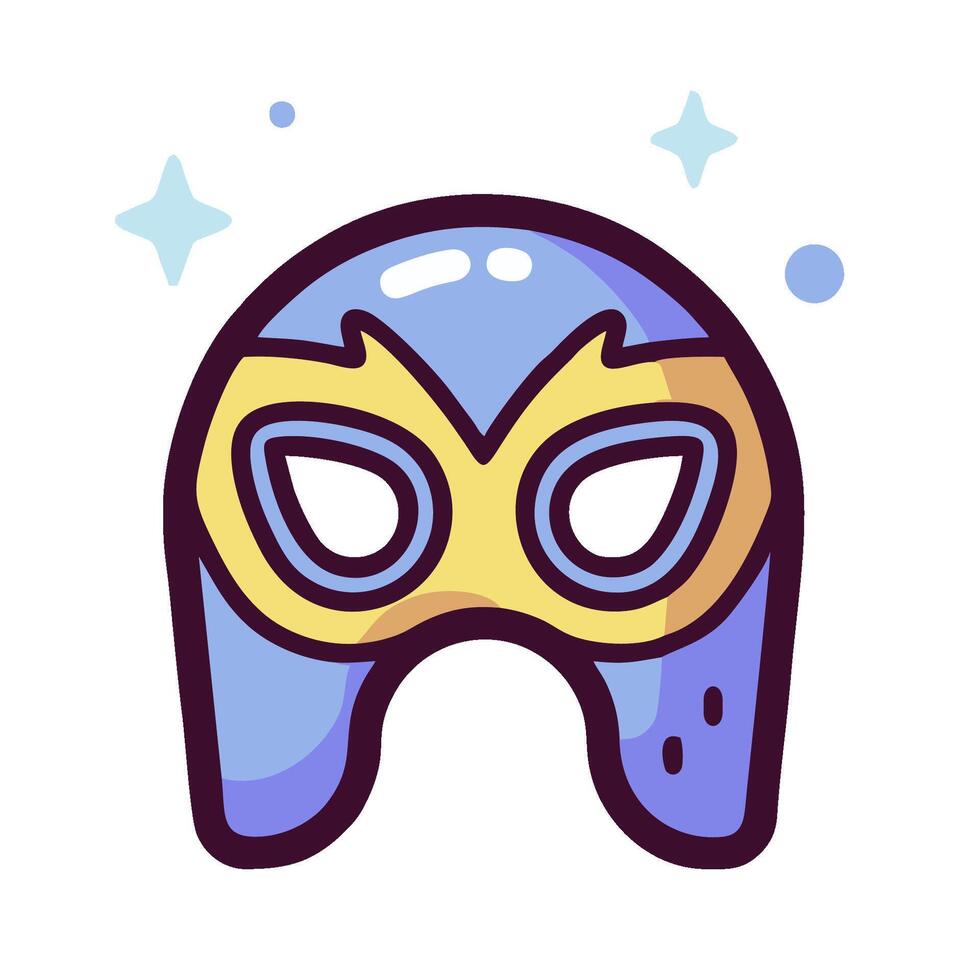 Lucha mask icon illustration vector