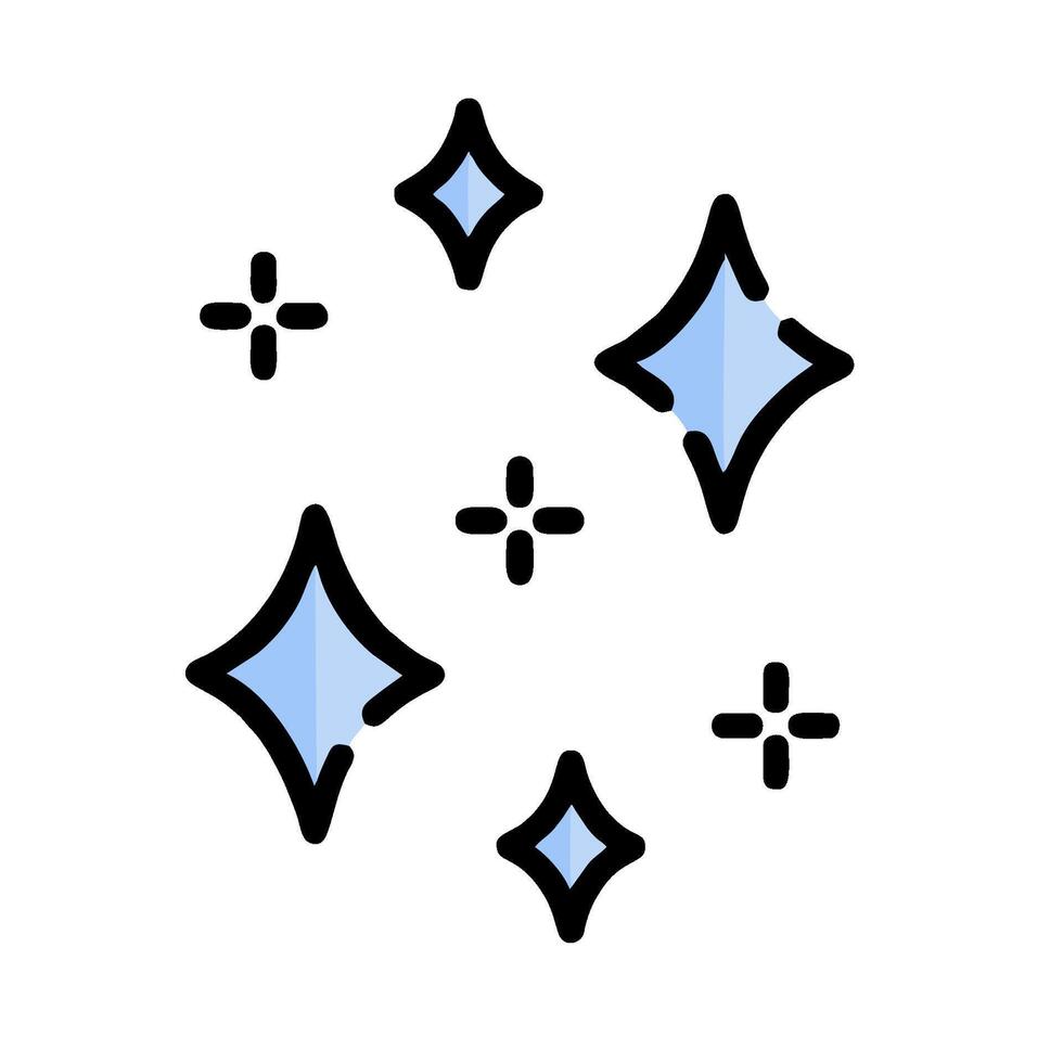 A blue star pattern on a white background vector