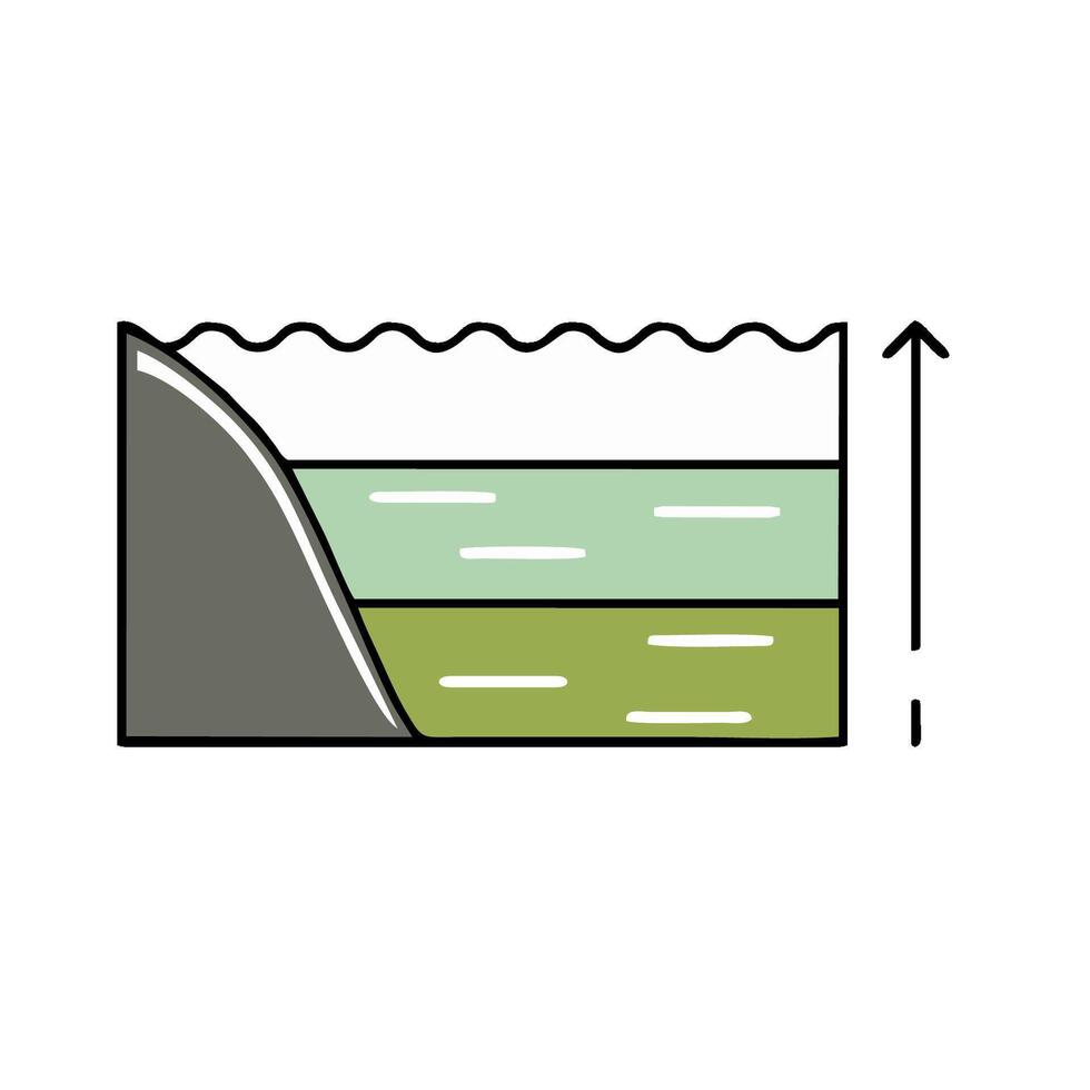 a diagram of a water cycle vector