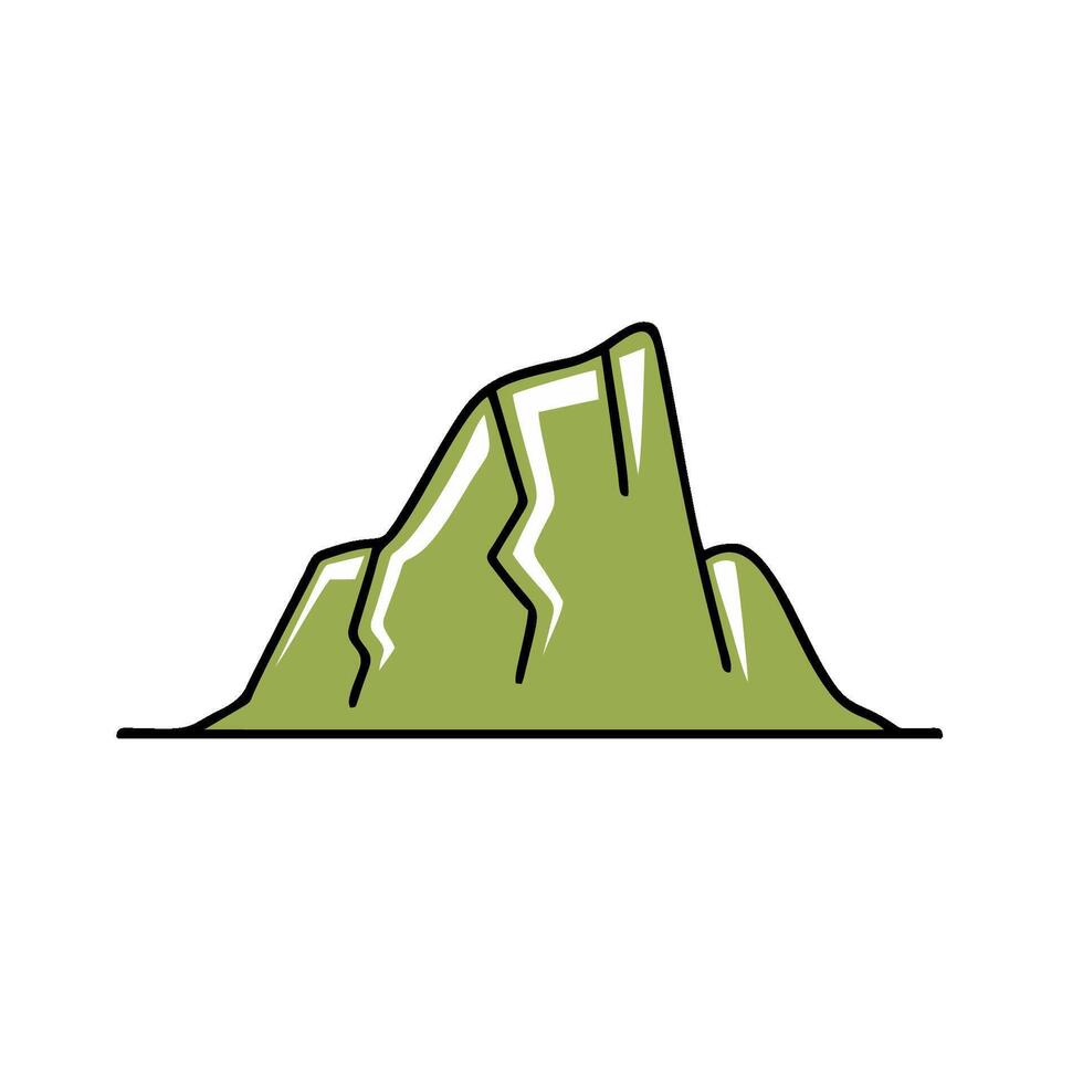 mountain icon illustration vector