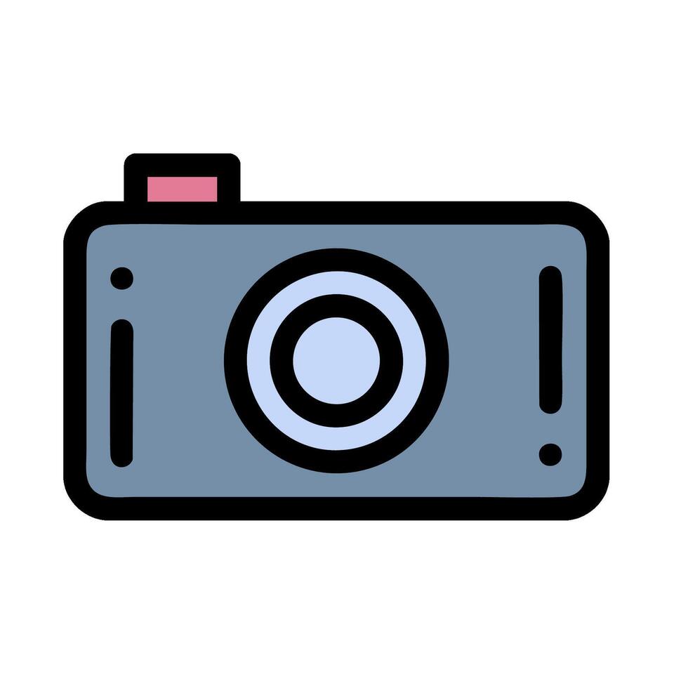 a camera icon on a white background vector