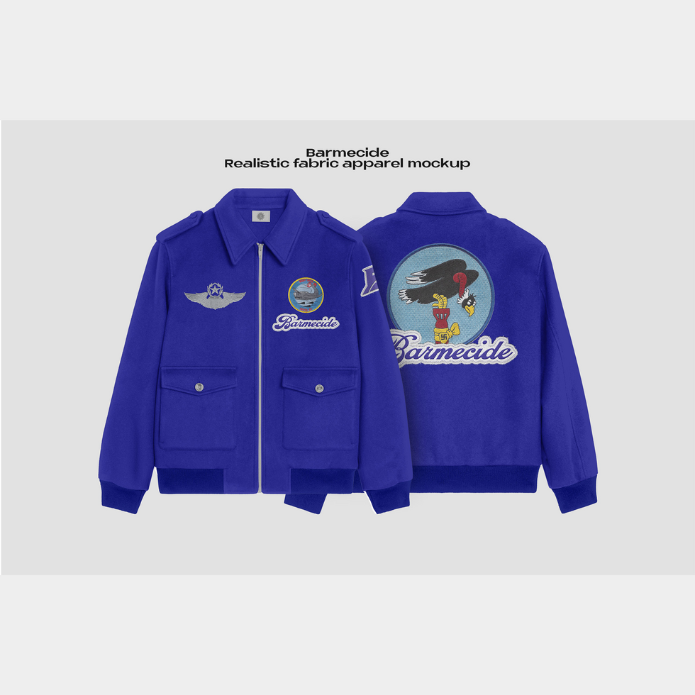 flight pilot jacket mockup psd