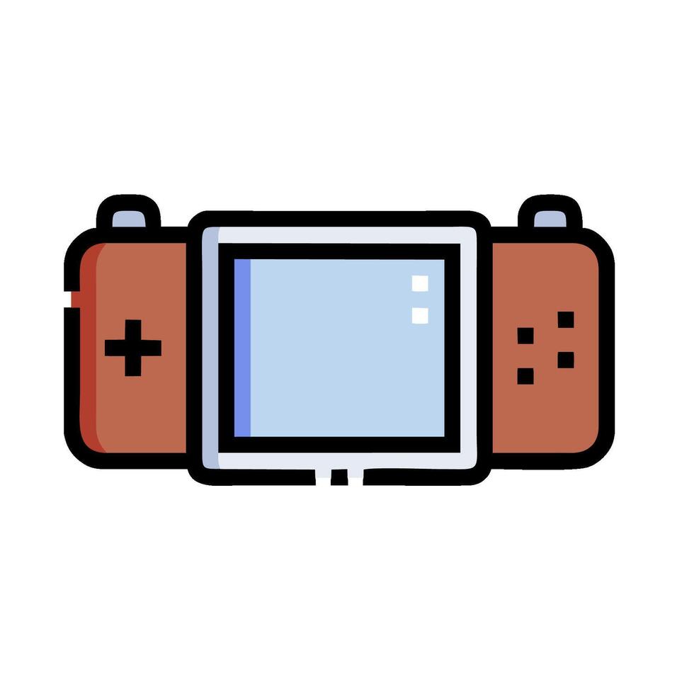 a game controller icon on a white background vector