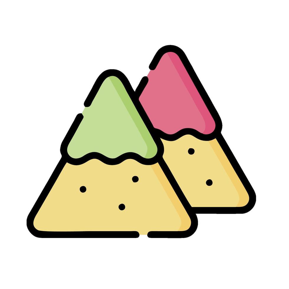 ice cream cone icon illustration vector