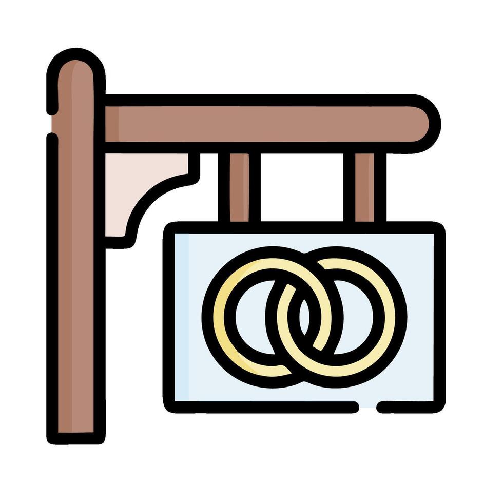 wedding rings icon illustration design vector