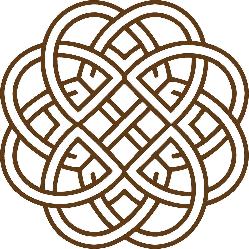 Celtic knot design, celtic knot symbol, celtic knot design, c vector