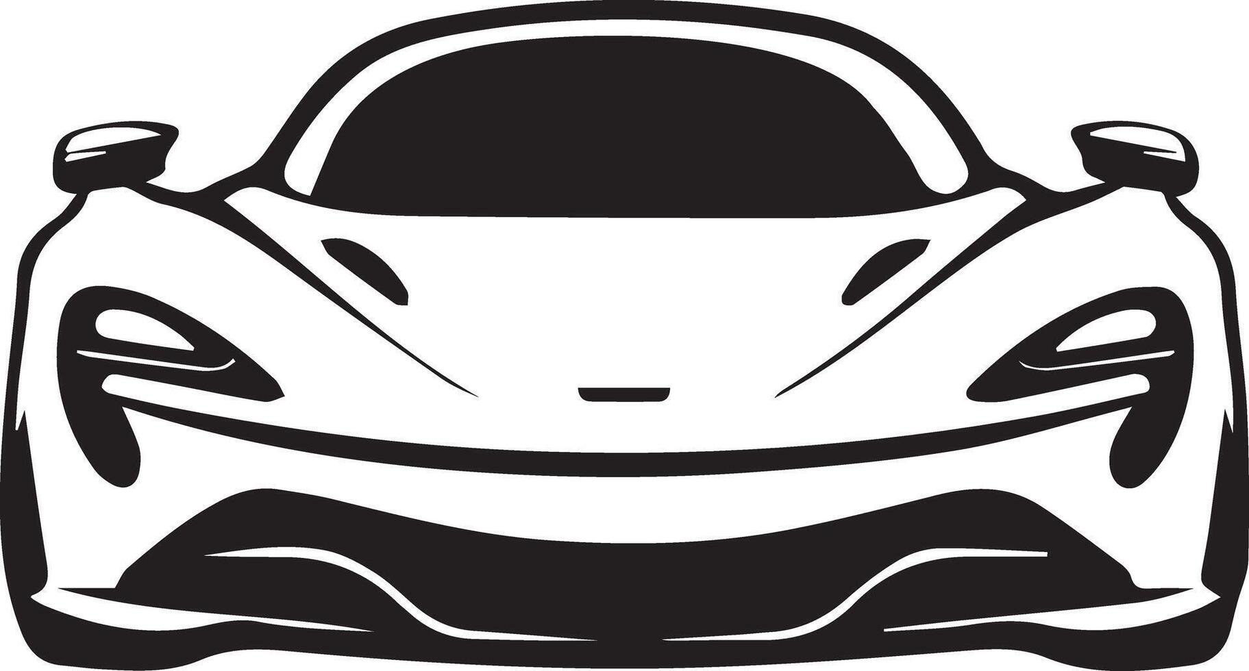 The car design is clean, awesome, and beautiful, making it perfect for logos, posters, t-shirts, and other graphic project vector