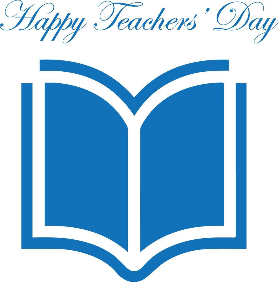 A Teachers Day icon designed for various companies. The clean, smooth, and outstanding design makes it perfect for logos, posters, t-shirts, and more vector