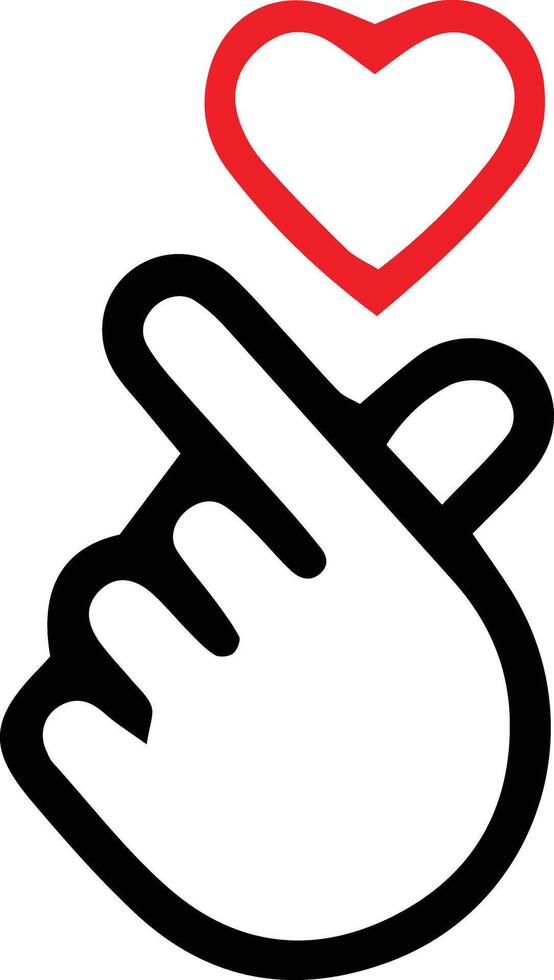 Thailand love icon designed for various teams. The design is clean and striking, making it ideal for logos, posters, t-shirts, and other graphic projects vector