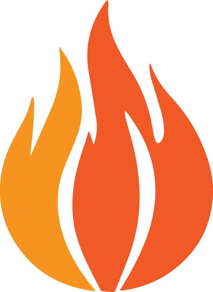 A fire flame image created for various types of companies. The design is clean, smooth, and outstanding, making it perfect for logos, posters, t-shirts, and other graphic projects vector
