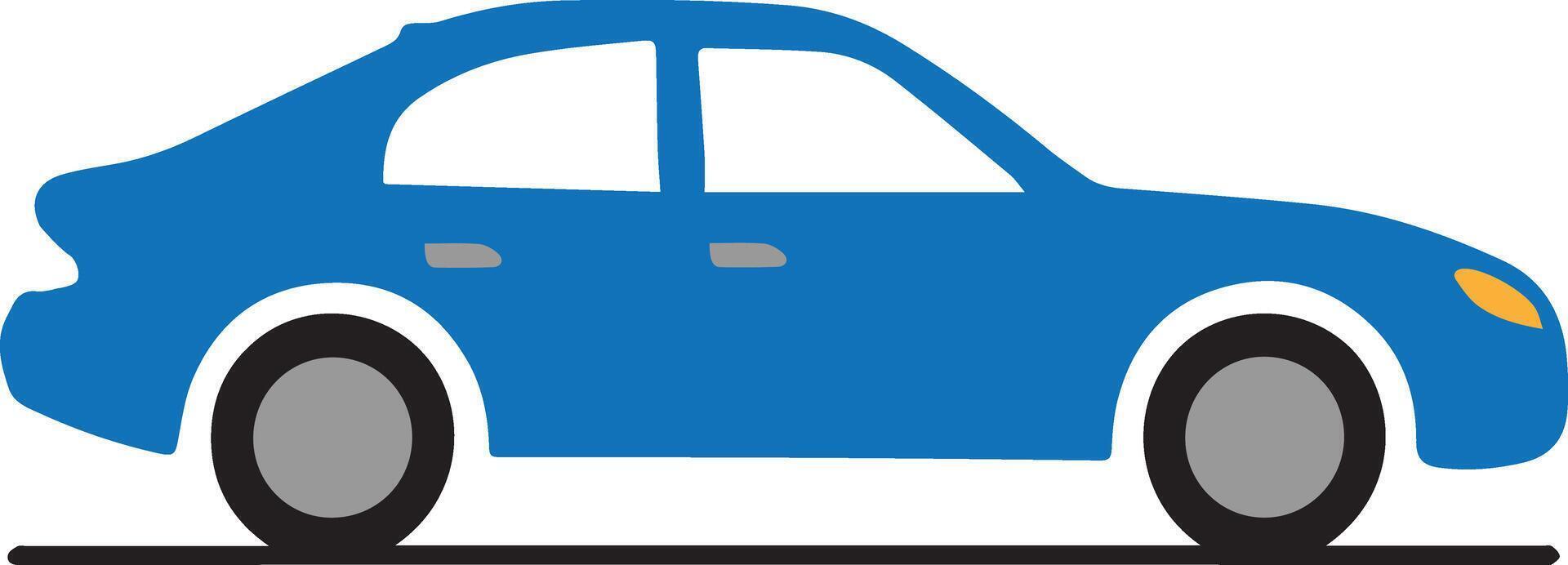 A sedan car icon image, created for multipurpose use. The sleek, minimalistic design makes it adaptable for a wide range of applications, including logos, icons, and t-shirt designs vector